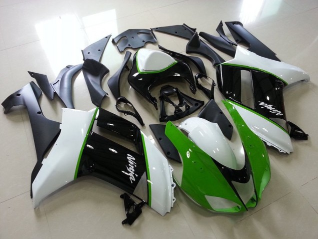 ZX6R 07-08 Motorrad Verkleidungen - Grün Schwarz Weiß ZX6R 07-08 Motorrad Verkleidungen - Grün Schwarz Weiß