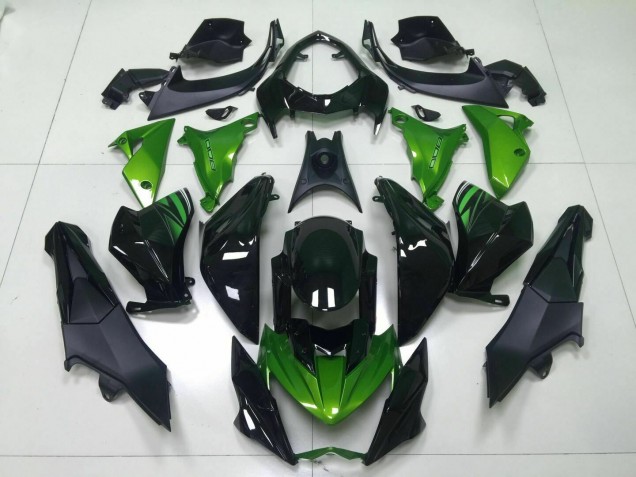 Z800 13-16 Motorrad Verkleidungen - Grün Schwarz Z800 13-16 Motorrad Verkleidungen - Grün Schwarz