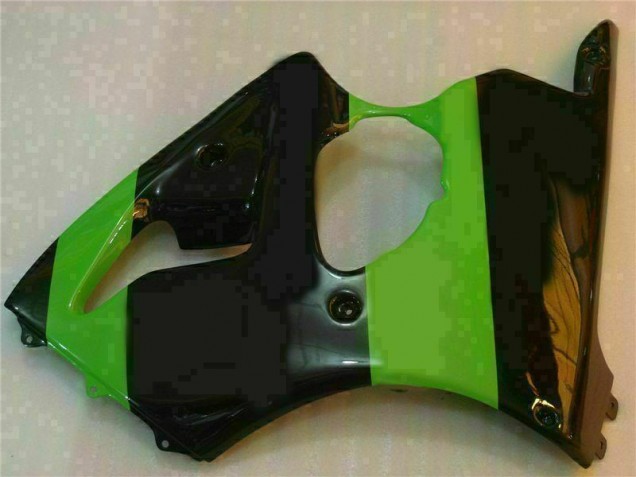 ZX6R 00-02 Motorrad VollVerkleidungen & Plastik - Grün Schwarz ZX6R 00-02 Motorrad VollVerkleidungen & Plastik - Grün Schwarz