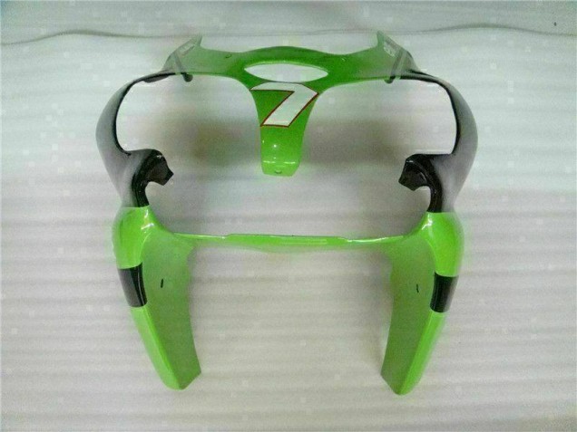 ZX6R 00-02 Motorrad Vollverkleidung - Grün Schwarz ZX6R 00-02 Motorrad Vollverkleidung - Grün Schwarz