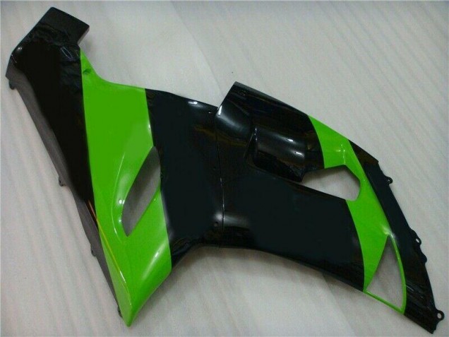 ZX6R 05-06 Motorrad Verkleidungen - Grün Schwarz ZX6R 05-06 Motorrad Verkleidungen - Grün Schwarz