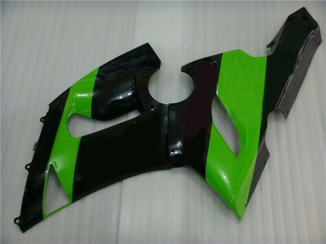 ZX6R 05-06 Motorrad Verkleidungen - Grün Schwarz ZX6R 05-06 Motorrad Verkleidungen - Grün Schwarz