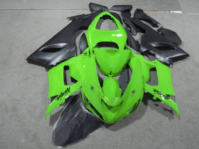 ZX6R 05-06 Motorrad Verkleidungen - Grün Schwarzer Ninja 636 ZX6R 05-06 Motorrad Verkleidungen - Grün Schwarzer Ninja 636