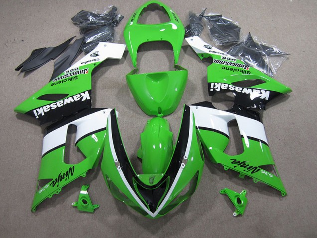ZX6R 05-06 Motorrad Verkleidungen - Grün Weiß Schwarz Ninja 636 ZX6R 05-06 Motorrad Verkleidungen - Grün Weiß Schwarz Ninja 636
