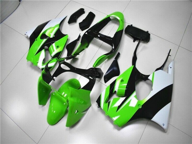 ZX6R 00-02 Motorrad Verkleidungen - Grün Weiß Schwarz ZX6R 00-02 Motorrad Verkleidungen - Grün Weiß Schwarz