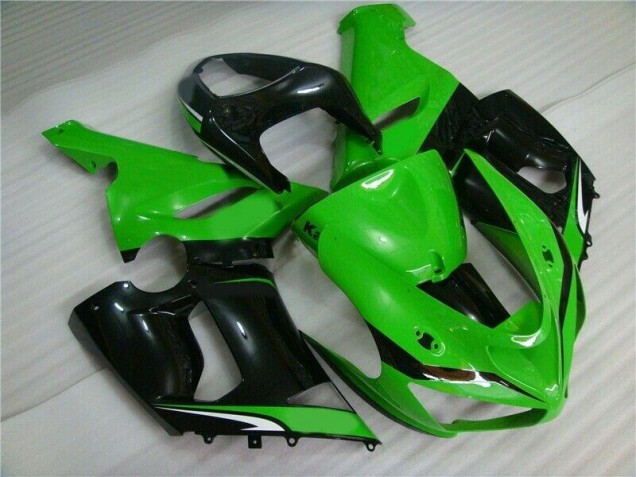 ZX6R 05-06 Motorrad Verkleidungen - Grün Weiß Schwarz ZX6R 05-06 Motorrad Verkleidungen - Grün Weiß Schwarz