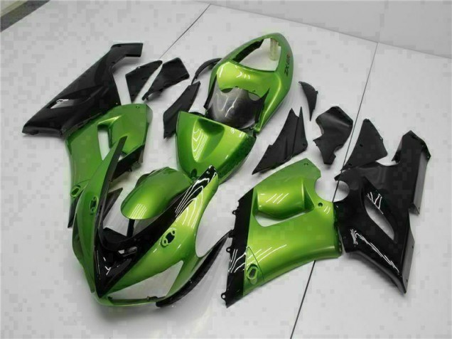 ZX6R 05-06 Motorrad Verkleidung - Grün ZX6R 05-06 Motorrad Verkleidung - Grün