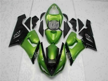 ZX6R 05-06 Motorrad Verkleidung - Grün