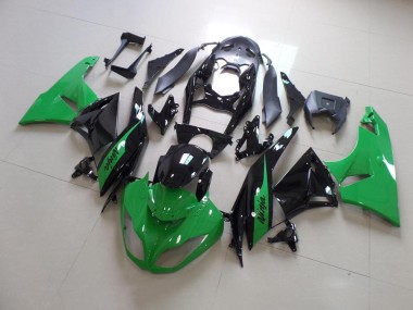 ZX6R 09-12 Motorrad Verkleidungen - Grün und Schwarz