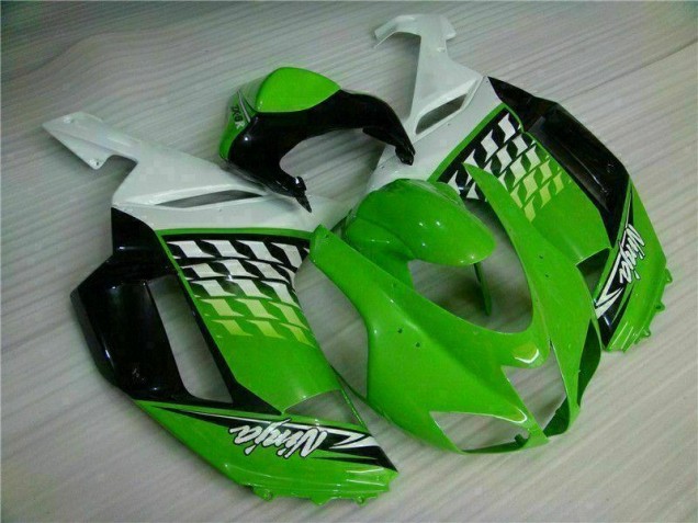 ZX6R 07-08 Motorrad Verkleidungen - Grüner Weißer Ninja ZX6R 07-08 Motorrad Verkleidungen - Grüner Weißer Ninja