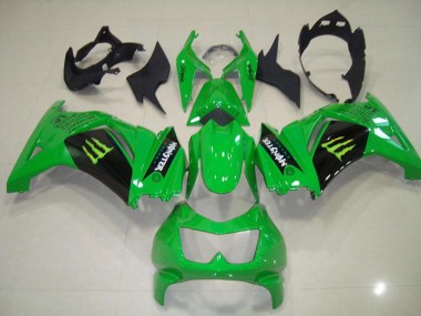 ZX 250R 08-12 Motorrad Verkleidungen - Grünes Monster