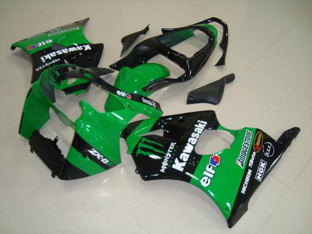 ZX6R 00-02 Motorrad Verkleidungen - Grünes Monster ZX6R 00-02 Motorrad Verkleidungen - Grünes Monster