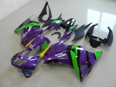 ZX 250R 08-12 Motorrad Verkleidungen - Lila EVA Rennen