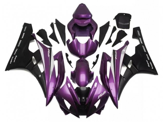 R6 06-07 Motorrad Verkleidungen - Lila Schwarz R6 06-07 Motorrad Verkleidungen - Lila Schwarz