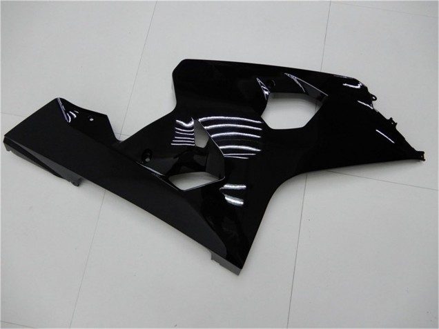 Billigste Suzuki GSXR 600/750 Motorrad Verkleidung 2004-2005 - Glanzendes Schwarz
