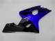Billigste Suzuki GSXR 600/750 Motorrad Verkleidung 2004-2005 - Blau Glanzendes Schwarz