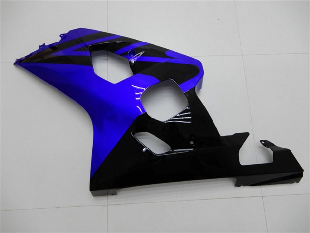 Billigste Suzuki GSXR 600/750 Motorrad Verkleidung 2004-2005 - Blau Glanzendes Schwarz