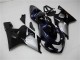 Billigste Suzuki GSXR 600/750 Motorrad Verkleidung 2004-2005 - Glanzendes Schwarz Silber Blau