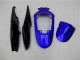 Billigste Suzuki GSXR 600/750 Motorrad Verkleidung 2006-2007 - Blau Glanzendes Schwarz