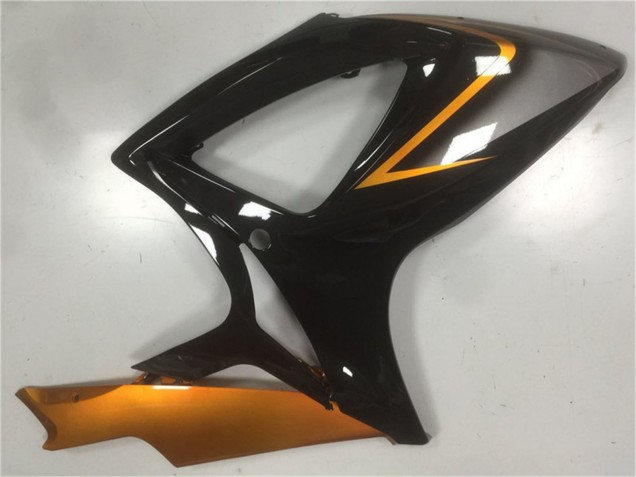 Billigste Suzuki GSXR 600/750 Motorrad Verkleidung 2006-2007 - Orange Glanzendes Schwarz