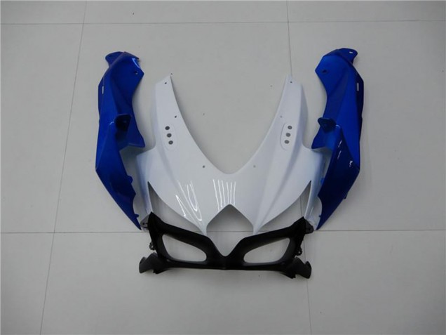 Billigste Suzuki GSXR 600/750 Motorrad Verkleidung 2008-2010 - Weiss Blau