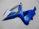 Billigste Suzuki GSXR 600/750 Motorrad Verkleidung 2008-2010 - Weiss Blau