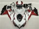 Billigste Suzuki GSXR 600/750 Motorrad Verkleidung 2008-2010 - Weiss Rot Glanzendes Schwarz