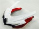 Billigste Suzuki GSXR 600/750 Motorrad Verkleidung 2008-2010 - Weiss Rot Glanzendes Schwarz