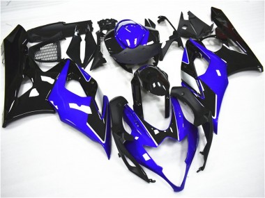 Billigste Suzuki GSXR 1000 Motorrad Verkleidung Kit 2005-2006 - Blau Schwarz