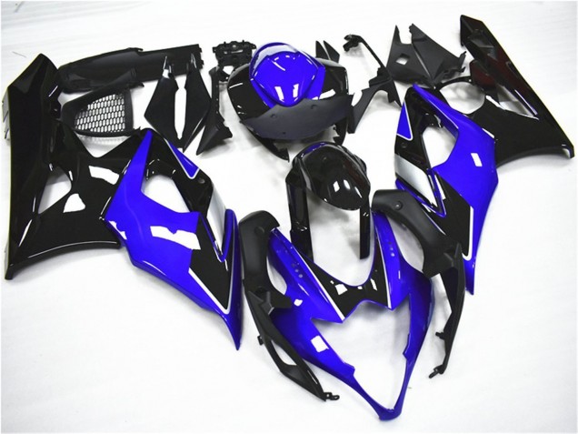 Billigste Suzuki GSXR 1000 Motorrad Verkleidung Kit 2005-2006 - Blau Schwarz