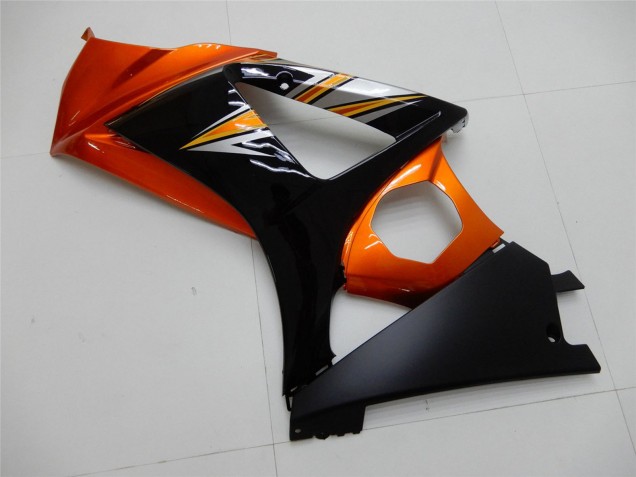 Billigste Suzuki GSXR 1000 Motorrad Verkleidung 2007-2008 - Orange Schwarz