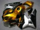 Billigste Honda CBR600RR Motorrad Verkleidung 2003-2004 - Silber Gold Glanzendes Schwarz