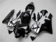 Billigste Honda CBR600RR Motorrad Verkleidung 2003-2004 - Silber Glanzendes Schwarz Streifen