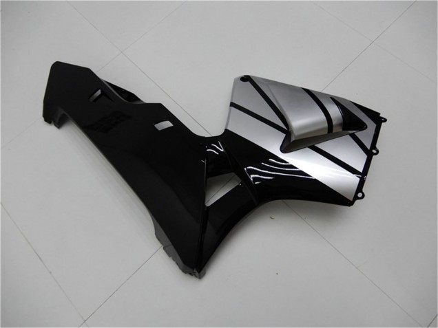 Billigste Honda CBR600RR Motorrad Verkleidung 2003-2004 - Silber Glanzendes Schwarz Streifen