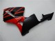 Billigste Honda CBR600RR Motorrad Verkleidung 2003-2004 - Rot Glanzendes Schwarz OEM Stil