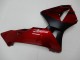 Billigste Honda CBR600RR Motorrad Verkleidung 2003-2004 - Rot Matt Schwarz Streifen