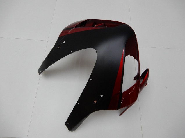 Billigste Honda CBR600RR Motorrad Verkleidung 2003-2004 - Rot Matt Schwarz Streifen