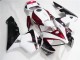 Billigste Honda CBR600RR Motorrad Verkleidungen Kit 2005-2006 - Weiss Rot Schwarz