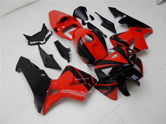 Billigste Honda CBR600RR Abs Verkleidungen 2005-2006 - Rot Schwarz