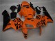 Billigste Honda CBR600RR Motorrad Verkleidung 2005-2006 - Orange Schwarz Flamme