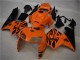 Billigste Honda CBR600RR Motorrad Verkleidung 2005-2006 - Orange Schwarz Flamme