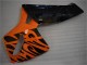 Billigste Honda CBR600RR Motorrad Verkleidung 2005-2006 - Orange Schwarz Flamme
