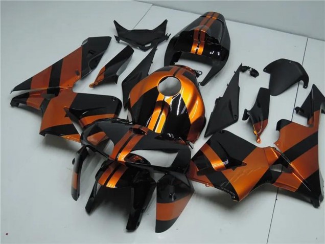 Billigste Honda CBR600RR Motorrad Verkleidung 2005-2006 - Orange Schwarz