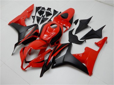 Billigste Honda CBR600RR Motorrad Verkleidung 2007-2008 - Rot Matt Schwarz