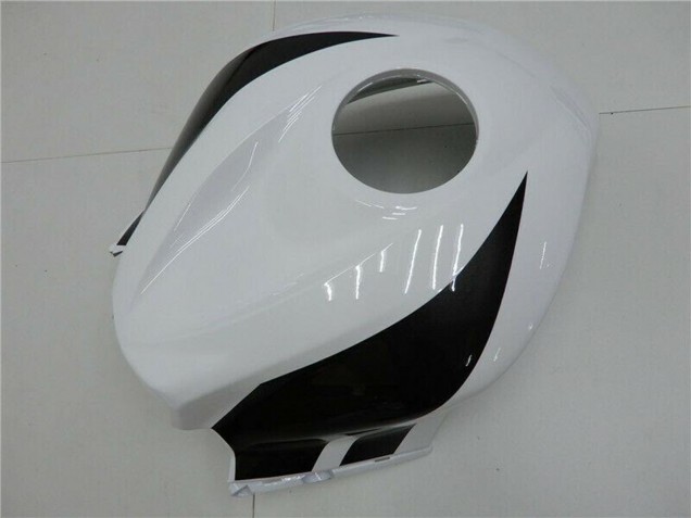 Billigste Honda CBR600RR Motorrad Verkleidung 2007-2008 - Weiss Glanzendes Schwarz