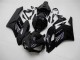 Billigste Honda CBR1000RR Motorrad Verkleidung 2004-2005 - Glanzendes Schwarz Matt Schwarz