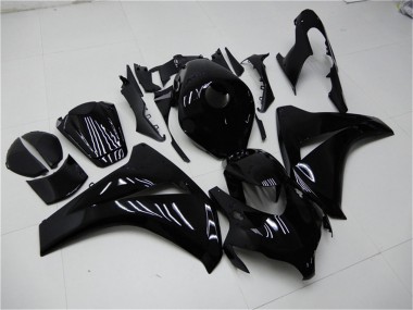 Billigste Honda CBR1000RR Motorrad Verkleidung Kit 2008-2011 - Glanzendes Schwarz