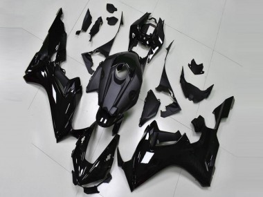 Billigste Honda CBR1000RR Motorrad Verkleidung 2017-2023 - Glanzendes Schwarz Matt Schwarz