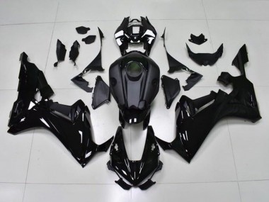 Billigste Honda CBR1000RR Motorrad Verkleidung 2017-2023 - Glanzendes Schwarz Matt Schwarz