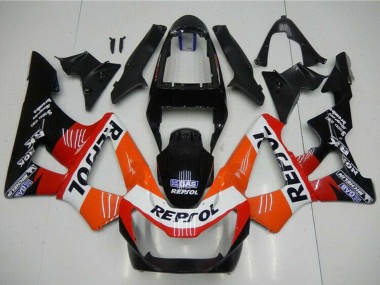 Billigste Honda CBR900RR 929RR Motorrad Verkleidung 2000-2001 - Orange Weiss Rot Glanzendes Schwarz Repsol